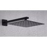 Ducha Chuveiro 20x20 Black Fosco Slim Inox com Braço 38 Cm - 6