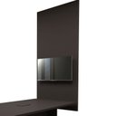 Ver imagem 2 de Painel para TV 195x90cm em MDF Corporate Preto