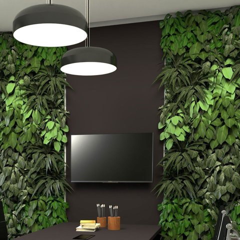 Painel para TV 195x90cm em MDF Corporate Preto