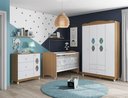 Ver imagem 6 de Cômoda Infantil 3 Gavetas Liverpool Branco Almendra