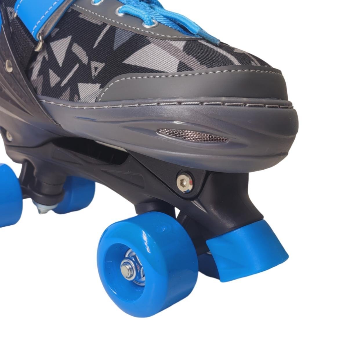 Patins Roller Ajustável C/ Kit de Proteção até 80kg Dmr6550 - 7