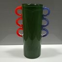 Ver imagem 4 de Vaso Decorativo Enfeite Casa Vidro 28x16x16cm Verde