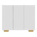 Ver imagem 6 de Sapateira 3 Portas Nina Multimóveis MP6019 Branca/Natural