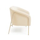 Ver imagem 5 de Sofá 2 Lugares Namoradeira Stella Industrial Alta Champanhe Suede Bege D03 - D’Rossi