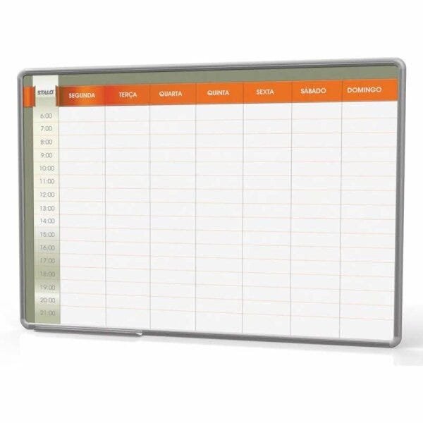 Quadro Branco Para Planejamento Semanal Planner 60x40cm Stalo