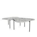 Ver imagem 1 de Kit 2 Mesa de Centro para Salas 65cm Palheta - Branco