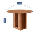 Ver imagem 2 de Mesa de Madeira Ariela 110 Cm Cinamomo - Cimol