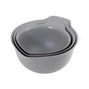 Ver imagem 1 de Conjunto Bowls 3 Tigelas Multiuso Cozinha Cinza Kitchenaid