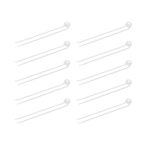 Kit Suporte de Vassouras com 10 Peças Branco 25 Cm