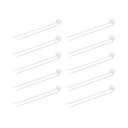 Ver imagem 1 de Kit Suporte de Vassouras com 10 Peças Branco 25 Cm