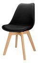 Ver imagem 7 de Cadeira Charles Eames Leda Design Wood Estofada Base Madeira Preta