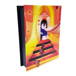 Kit 3 Caixas Livro Decorativa Porta Objetos Hermès Paris - 9