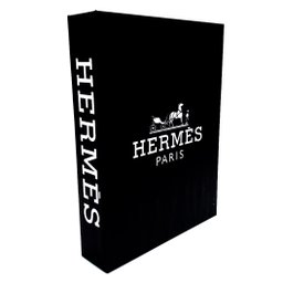 Kit 3 Caixas Livro Decorativa Porta Objetos Hermès Paris - 6