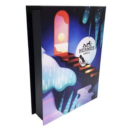 Kit 3 Caixas Livro Decorativa Porta Objetos Hermès Paris - 5