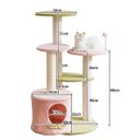 Ver imagem 2 de Arranhador Gato Pet Felino Animais Casinha Brinquedo 5 Modos Descanso Escala Sisal Aconchegante Conf