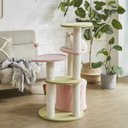 Ver imagem 5 de Arranhador Gato Pet Felino Animais Casinha Brinquedo 5 Modos Descanso Escala Sisal Aconchegante Conf