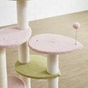 Ver imagem 7 de Arranhador Gato Pet Felino Animais Casinha Brinquedo 5 Modos Descanso Escala Sisal Aconchegante Conf