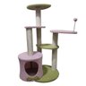 Arranhador Gato Pet Felino Animais Casinha Brinquedo 5 Modos Descanso Escala Sisal Aconchegante Conf - 11