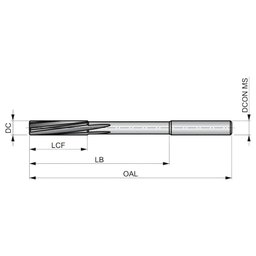 Alargador Centesimal para Porta Ferramentas de Alta Precisão - Med. 3,02mm - Din 8093 - B481 - 3