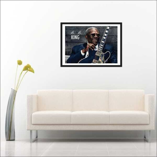 Quadro Decorativo B. B. King Blues Jazz Guitarrista TT - 1