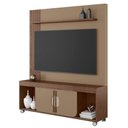Ver imagem 1 de Estante Home TV Maragogi 2 Portas 3 Prateleiras 160cm Fendi Carvalho Bechara Móveis