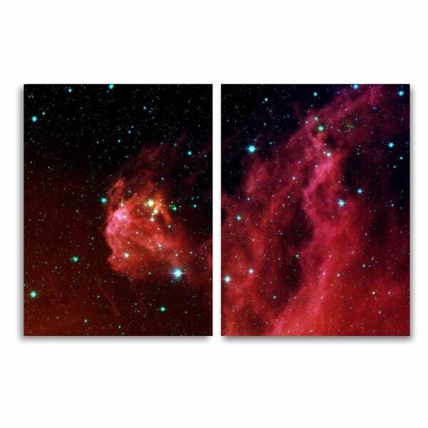 Quadro Astronomia Stars Hatching from Orion's Head - 4