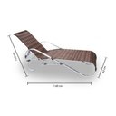 Ver imagem 3 de Cadeira de Piscina para Área Externa São Tomé Grande em Fibra Sintética