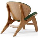 Ver imagem 7 de Kit 4 Poltronas Decorativa Orgânica Sala Living Kadosh L02 Couríssimo Verde Musgo - Lyam Decor