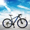 Bicicleta Quadro 21 Aro 29 Alumínio 27v Freio Disco Hidráulico XLT 2.0 - KSW - Preto/Azul - 2
