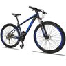 Bicicleta Quadro 21 Aro 29 Alumínio 27v Freio Disco Hidráulico XLT 2.0 - KSW - Preto/Azul - 1