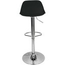 Ver imagem 5 de Kit 2 Banquetas Joly Luisa Eames Saarinen Base Giratória Cromada - Preta