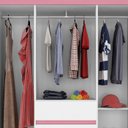 Ver imagem 7 de Guarda Roupa Casal 6 Portas 62020 Branco Rosa Flex Demobile