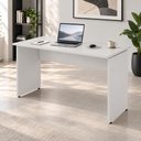 Ver imagem 1 de Mesa Retangular Escrivaninha 150 cm X 60 cm Tampo 25 mm Pés Painel F5 Office