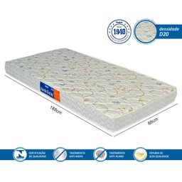 Bicama Solteiro Com Cama Auxiliar Bibox com Colchão Luara Castanho - 5