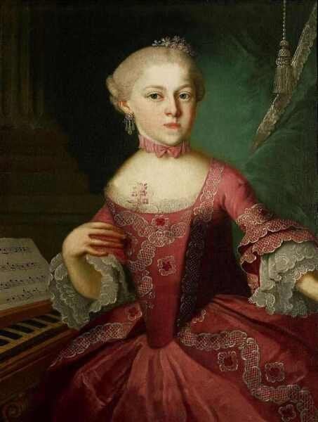 Maria Anna Mozart - Lorenzoni - Tela 60x79 Para Quadro - 1