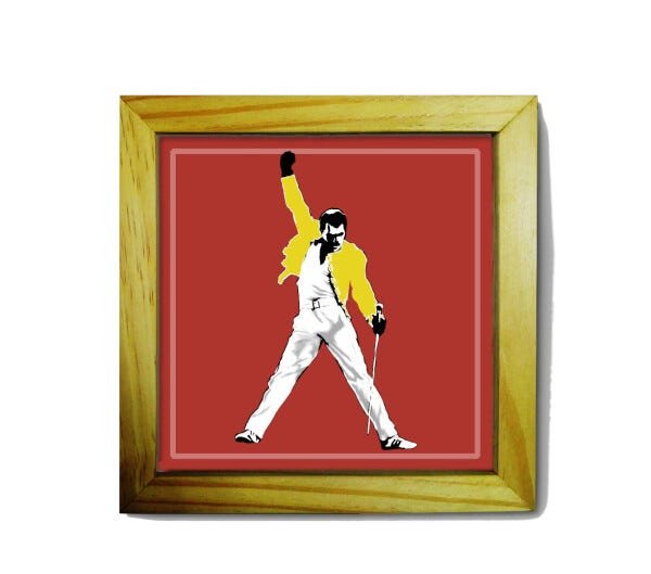 Quadro Freddie Mercury 22x22 - 1