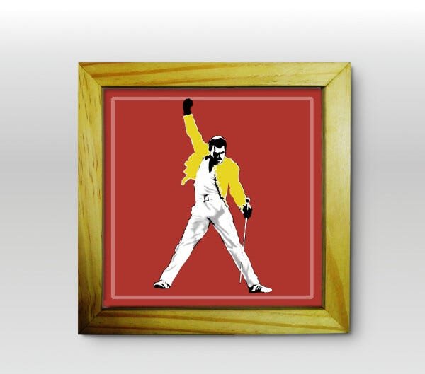 Quadro Freddie Mercury 22x22 - 2