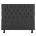 Ver imagem 1 de Cabeceira Cama Box Solteiro Nice 100cm Linho Cinza - Abmaza