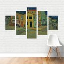 Ver imagem 1 de Quadro Artístico a Casa Amarela Vincent Van Gogh Canvas