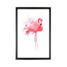 Quadro Flamingo AFFARI DECOR Moldura Caixa Invertida 30x40 - 1