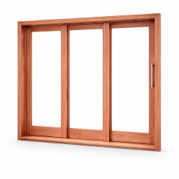 Porta Balcão de Madeira Modelo York 3fls 2,15(a)x2,30(l) C/fechadura - 3