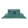 Jogo Colcha Super King 400 Fios Egípcio 100% Algodão Verde + Jogo de Cama - 7 Peças - 5