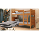 Ver imagem 2 de Beliche Jaspe com 2 Colchões - Conforto e Estrutura Reforçada:nature