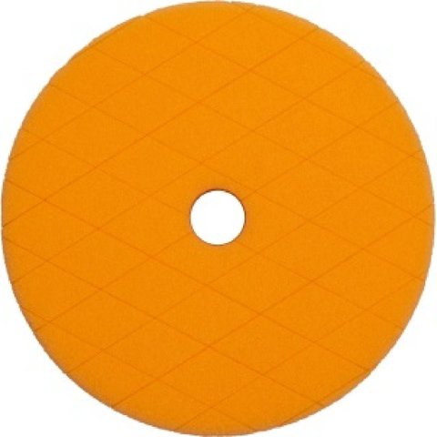 Boina de Refino Laranja 3" Zacs para Polimento Automotivo Roto Orbital e Rotativa