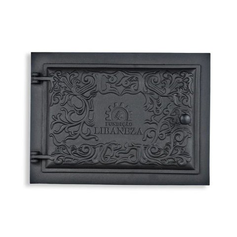 Porta Forno Ferro Fundido 31,5x46cm- Modelo Libaneza G