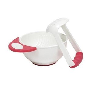 Kit Amassador para Papinha Bebê Rosa (0m+) Buba