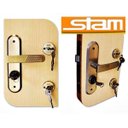 Ver imagem 2 de Kit Segurança Fechadura+travas Chave Tetra Stam 1800/21 Oxidado