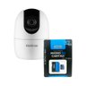 Kit Câmera IP Inteligente Interna Intelbras 360° Full HD + Cartão de Memória Micro SD Ípega 32GB - 1