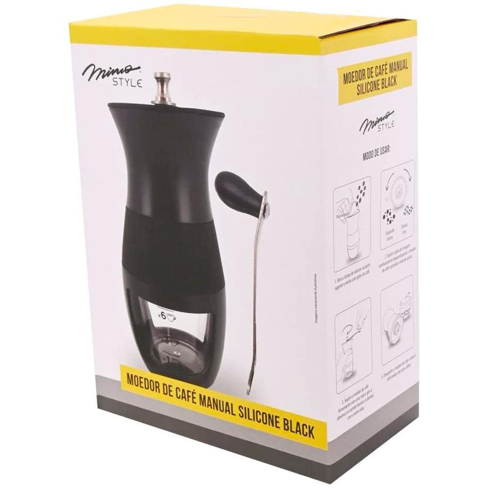 Moedor Café Manual Vidro e Silicone, Totalmente Ajustável - 6