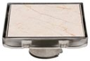 Ver imagem 2 de Ralo Inox Square Oculto Invisível 10x10 (não É Pvc)